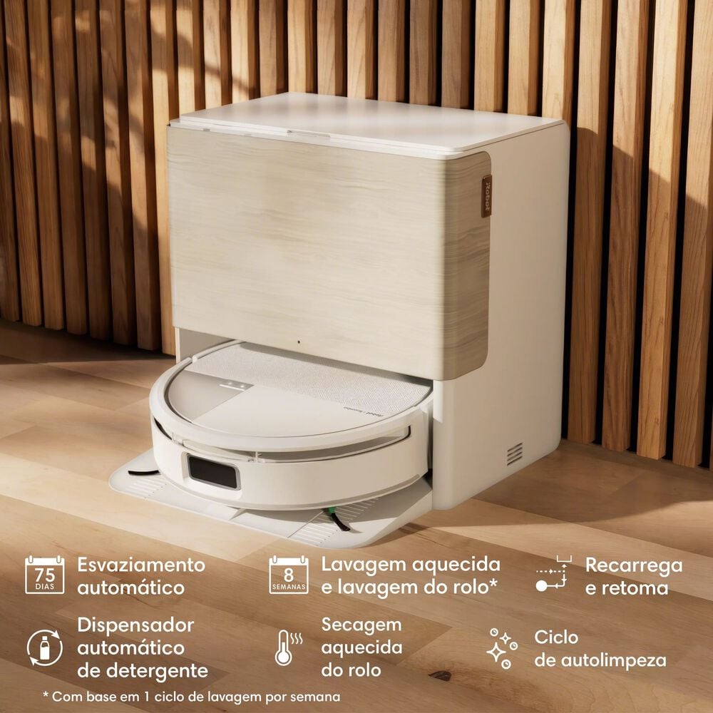 A Base AutoWash™ permite uma limpeza imaculada